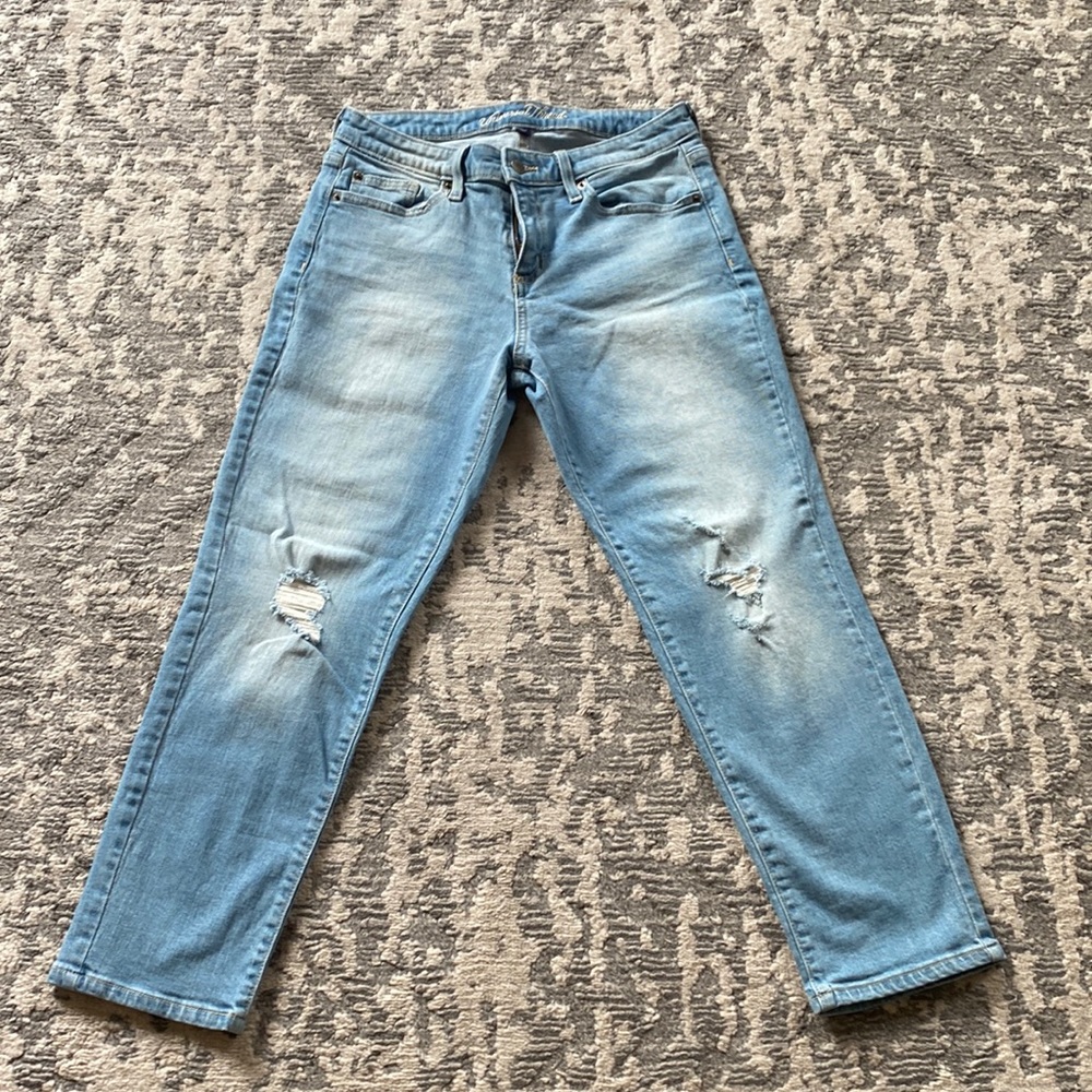 Universal Thread Distressed Crop Jeans Size 6 28R